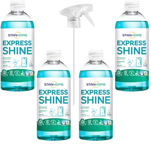 STANHOME Express Shine Nettoyant bain anti-calcaire détartrant, nettoyant Wc, élimine la saleté et le calcaire (500 ml) (4)