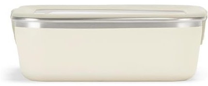 Klean Kanteen Rise Lunch Box Brotdose aus Edelstahl in der Farbe Tofu, auslaufsicher, 592ml, 1010621