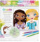 CRAYOLA - Creations, Album Make-up Artist, zum Gestalten von Make-up und Frisuren nach der Mode, mit Schablonen und Stickern, Kreative Aktivität und Geschenk, ab 8 Jahren, 04-1056