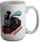 Shopagift Personalised Steam Train Mug Choo Choo Railway Track White 15oz Large Ceramic Cup