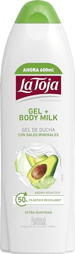 La Toja Gel de Ducha y Body Milk Avocado, Piel Radiante, Suave y Saludable, Cuida Intensamente La Piel 4050 G, 600 ml