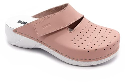 LEON 3500 Zoccoli Sabot Pantofole Scarpe, Donna, Rosa, EU 37