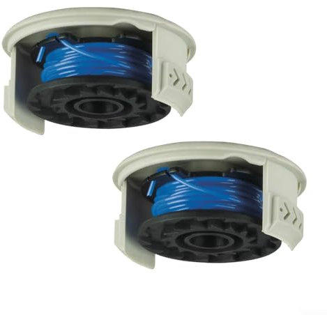 2 x Rasentrimmerspule und Schnurabdeckung, Fadenspule für RAC124 18 Volt + Razor OLT/RLT 1830 1831 Trimmerspule & Schnur-Nachfüller, Trimmerspule (1 Stück)