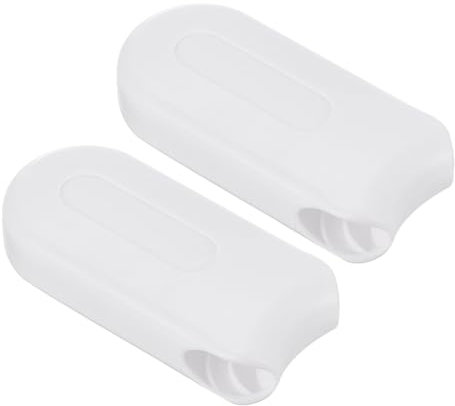 sourcing map Blind Cord Weight, 2Pcs 78mm Curtain Window Shutter Beaded Chain Handle Roman Vertical Roller Shade for Window Parts White