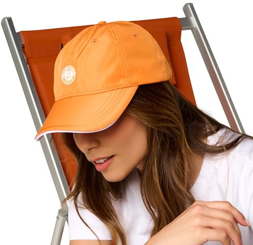 ROLAND GARROS Unisex Microfibre Baseballkappe, Orange, one Size