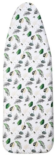 DEARBAG 135 x 56cm Housse de Planche à Repasser Haut de Gamme pour Un Repassage Rapide et Facile, Adaptée aux Fers à Vapeur, Housse de Planche à Repasser avec 100% Coton et Rembourrage épais
