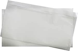 Netuno 100 transparente Lieferscheintaschen selbstklebend DIN lang 239x 131 mm Begleitpapiertaschen DL Dokumententaschen Rechnungstaschen für Lieferscheine Begleitpapiere Dokumente Rechnungen