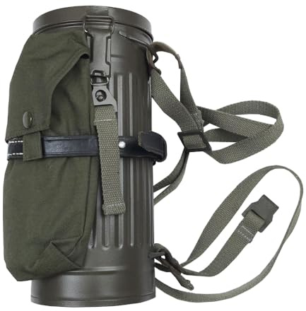 Deutsch M38 Gasmaske Kanister Set WW2 Senf Gas Tasche Long Tube Aufbewahrungsbox Werkzeug Jar Replik WWII Deutsche Ausrüstung