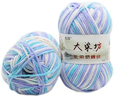 Yzdysg 50 G 5 Stränge Milchbaumwolle Strickgarn Zum Häkeln Warm Für Babypullover Schals