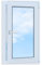LORAC | Kunststofffenster weiß 600x1000mm, 60x100cm, PCV, DIN Rechts, kippbar & ausstellbar, 2-fach Verglasung, energiesparend – Fenster mit CE-Zertifikat für Keller und Wohnung