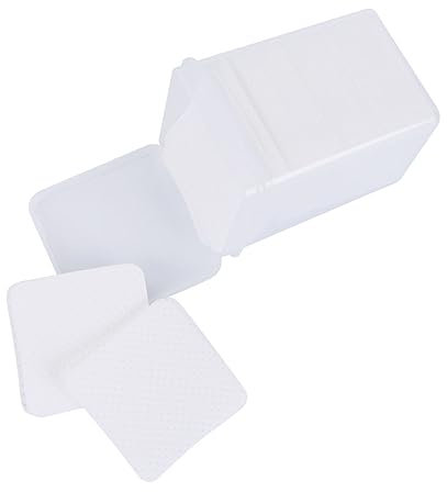 Vaguelly Glue Cleaning Pads for Nail Discharge Makeup Cotton Discharge Nail Oil Remover Makeup Wipe Cotton Cleaning during Gel Prep and Wipe for Cleaner Results