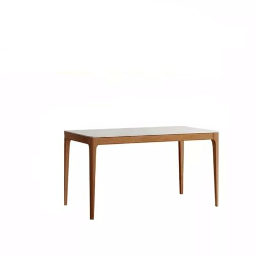 Esstisch, Massivholz, Esstisch, Restaurant, Zuhause, modern, schlicht, Schiefer, Esstisch, Bürotisch, Couchtisch, Küche, Esszimmertisch (M: 150 x 80 x 75 cm)
