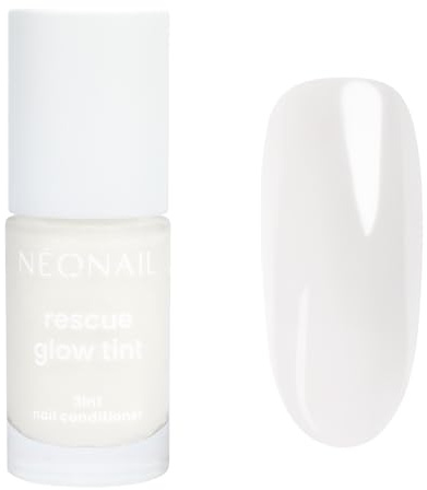 NÉONAIL Nagellack Nagelpflege Nagelconditioner - Rescue Glow Tint 3in1 Nail Conditioner - Regeneration, Stärkung und Farbe - Milky White - 7,2 ml