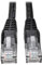 Eaton Cat6 Gigabit Snagless Molded UTP Patch Ethernet cable, RJ-45 cable macho a macho, Negro, 10 pies / 3 metros (N201-010-BK)