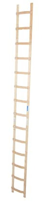 DachLeitern Holz 14 Krause braun oder beige