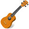 Classic Cantabile US-100 NAT Sopranukulele (Ukulele, Uke, 15 Bünde, leichtgängige Gitarrenmechanik) natur