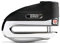IFAM Antirrobo Freno Disco Moto, 100 mm, Cierre Automático, Incluye 3 Llaves de Discos, Color Cromo, Compacto y Seguro, Acero Endurecido, Ideal Motocicletas de Pequeña o Mediana Cilindrada