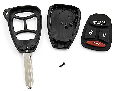 sourcing map 4 Button Keyless Entry Remote Key Fob Shell Case for Chrysler