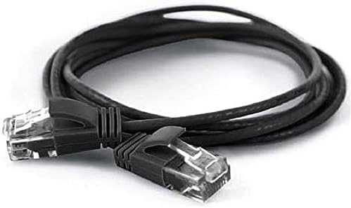 wantecWire Extra dünnes Patchkabel CAT.6 UTP, Länge 3 m, schwarz