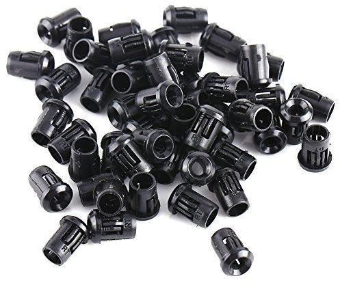 50Pcs Douilles Lampe Ample LED Cunéiforme en Plastique pour LED(3mm)