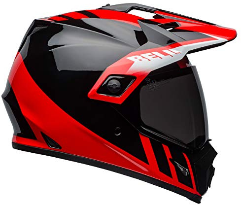 BELL MX-9 Adventure MIPS - Casco todoterreno (Dash negro brillante/rojo (2019) - M)