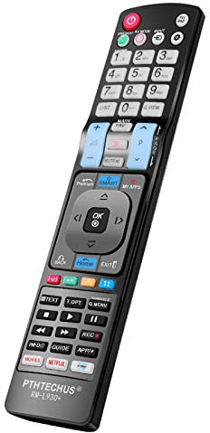 New Replacement TV Remote Control AKB72914293 Fit for All LG 3D LCD Ultra HD TV - No Setup Required TV Universal Remote Control AKB72915207 AKB72914209