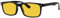 Eyekepper Blau Licht Blockierung Lesebrille Männer Frauen mit Bernstein Getönt Filter Linse - Anti Digital Bildschirm Blendung UV Strahl Computer Lesehilfe - Schwarz +1.50