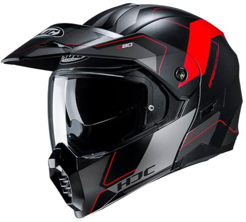HJC Helmets Unisex C80 Rox Motorradhelm, MC1SF, XL EU