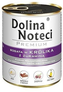 DOLINA NOTECI Premium REICH IM Kaninchen MIT Cranberry 800 G.