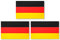 JBCD 3 Stück Deutschland Flagge Magnet Aufkleber Deutschland Flagge Magnet Aufkleber Schwerlast Deutschland Deutschland Aufkleber Magnet Aufkleber für Autos Fahrzeuge LKW 3x5 Zoll