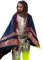 AJJAYA Samadhi Meditations-Gebetsschal, Decke, gemütlich, schwarz, Kaschmir, Yak-Wolle, tibetische Lahsa, Winter, Tribal, keltische Stickerei, Boho-Zen, Schwarz , One size