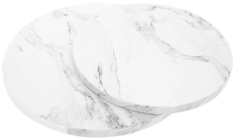 Pati-Versand Cakeboard rund Marmor weiß, 30cm