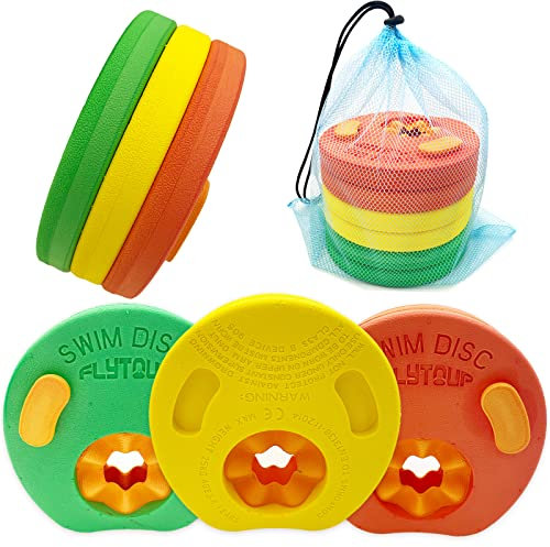 Kinder Schwimmen Armbänder Arm Float Discs für Pool, Eva-Schaum schwimmende Ärmel, Arm Float Ringe Kinder Pool für Kinder Schwimmen Strand/Pool Schwimmen Zubehör (6 Stück/Set)