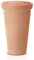 Maceta redonda para flores y plantas, redonda, decorativa, de plástico, altura 63 cm, para interior y exterior, diámetro de 40 cm, color terracota, diseño moderno, 42 litros