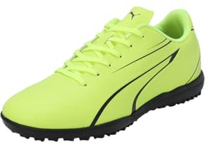PUMA Vitoria Tt, Soccer Shoe Uomo, Electric Lime Puma Black, 44.5 EU