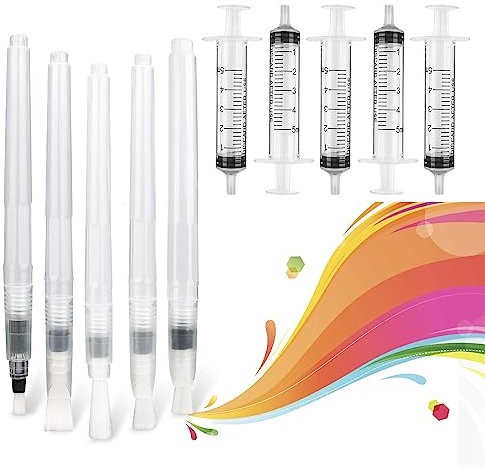 CTDMJ Fillable Touch Up Paint Pens - 10pcs Refillable, Multiple Applications for Walls, Floor, Cabinets & Windows
