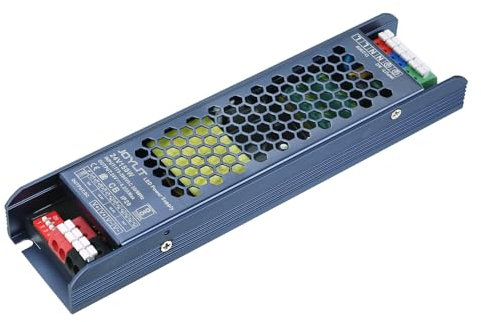 JOYLIT Alimentatore 24V 150W 6.25A, Professionale Trasformatore 175-264V AC a DC 24V Driver LED Dimmerabile Ultra Sottile per Strisce LED da 24V, Stampante 3D