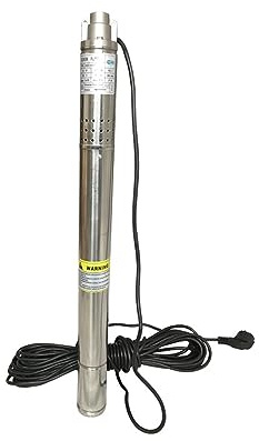 pompa acqua pozzo Pompa sommergibile for pozzi d'acqua profonda da 50 mm Pompa for pozzi profondi da 55 m in acciaio inossidabile for acqua potabile Mini pompa sommergibile da 2 pollici ( Size : 220V-