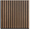 Phoenix Artpanel Paneles Acusticos Decorativos con Laminas de Madera y Fieltro para Pared 60 x 60 x 2.1 cm (8 Piezas, Walnut)