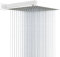 Rainfall Shower Head - Sarlai 12 Inch/300mm Square Shower Head Stainless Steel Ultra Thin Brushed Nickel Showerheads with Silicon Nozzles (300mm x 300mm)