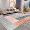 TiLEze Deko Für Badezimmer Wohnzimmer Deko Kinderteppich Waschbar Moderner Stil rosa grau rechteckig Schlafzimmer weich rutschfest waschbar Teppich 70X140cm Rasenteppich Outdoor 2ft 3.6''X4ft 7.1''