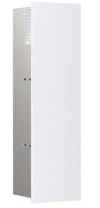 EMCO ASIS PURE WC-Modul mit Glasfront Türanschlag Links, Unterputz Weiß matt 60 cm Unterputz Türanschlag rechts Papierführung seitlich