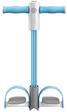 Pedalabzieher,Pedal-Widerstandsband,Intelligentes Sit-Up-Gerät mit 6 Rohren – Robuster Bodybuilding-Expander mit Yoga-Gurt, sitzende Trainingsausrüstung