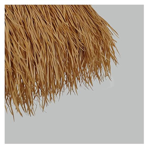 ZzERTE Techo De Paja Artificial, Rollo De Paja Mexicana Artificial, Rollos De Paja De Simulación, Techo De Paja Sintética, Paja Falsa para Cabaña Bar Jardín Gazebo Terraza Cerca(Orange)