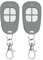 2 x AAM0049 Télécommande Motorisation Portail Portes de Garage 4-Canaux 433,92MHz Garantie de 3 Ans
