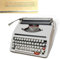 Tragbare Retro-handschreibmaschine, 1980 Klassische Nostalgie, Traditionelle Altmodische Mechanische Schreibmaschine, Englische Schreibmaschine, Normale Gebrauchs-Vintage-Schreibmas(Color:60%-70% new)
