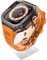 GAFNED Estuche de reloj transparente de lujo con correa de caucho fluorado, para Apple Watch Ultra 8 de 49 mm, correa de goma para reloj deportivo, 49MM, Agate
