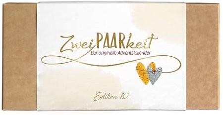 Bolanz Adventskalender für Paare 22 x 11 cm - ZweiPAARkeit 1.0: 24 coole PAAR-Impulse aus Karton für gesprächige Stunden zu zweit