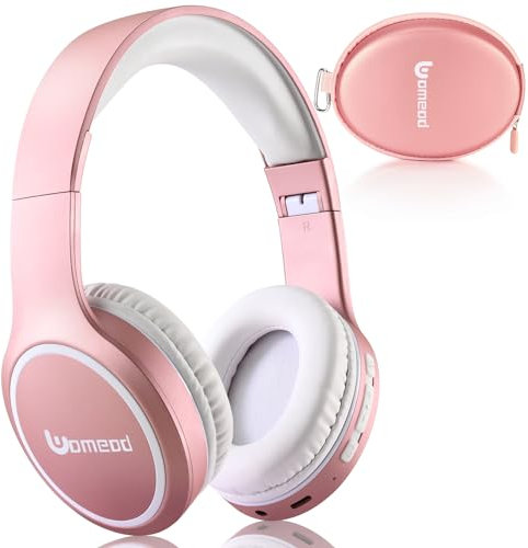 Rydohi Bluetooth Headphones Over Ear, 70H Playtime and 3 EQ Music Modes Wireless Headphones with Microphone, HiFi Stereo Foldable Lightweight Headset, Deep Bass for Home Office Cellphone PC