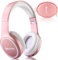 Rydohi Bluetooth Headphones Over Ear, 70H Playtime and 3 EQ Music Modes Wireless Headphones with Microphone, HiFi Stereo Foldable Lightweight Headset, Deep Bass for Home Office Cellphone PC